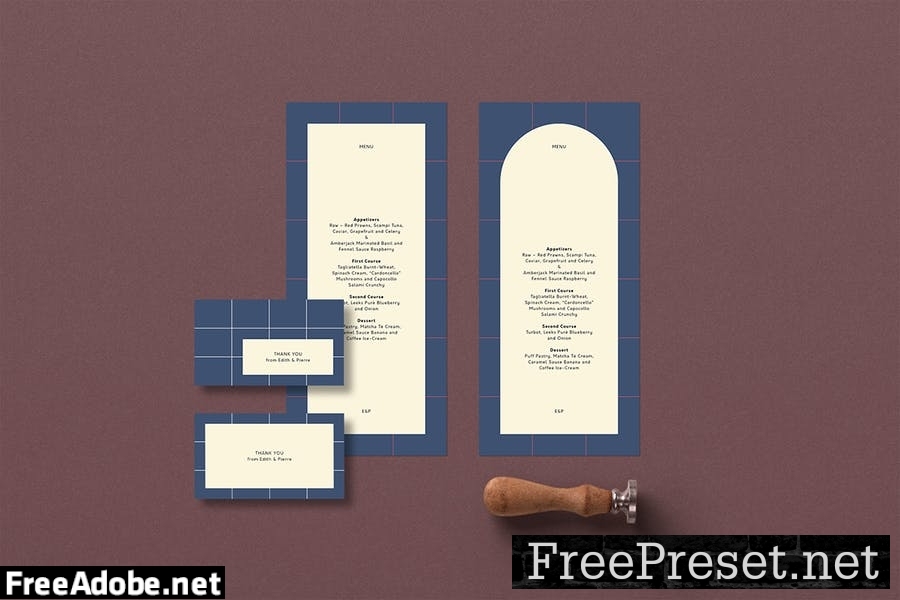 Edith Wedding Suite - Indesign Template