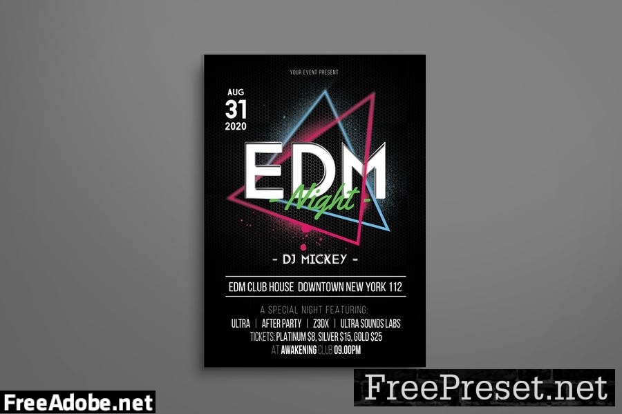 EDM Music Party E9DU75X