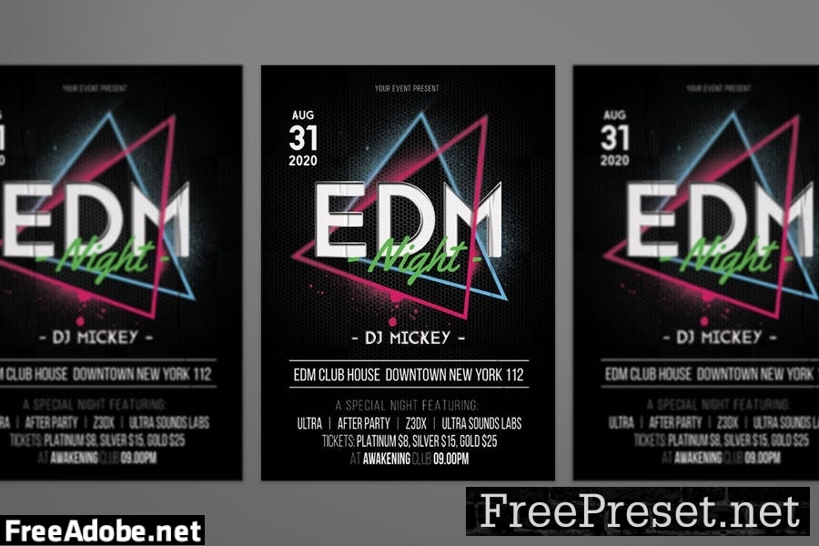 EDM Music Party E9DU75X