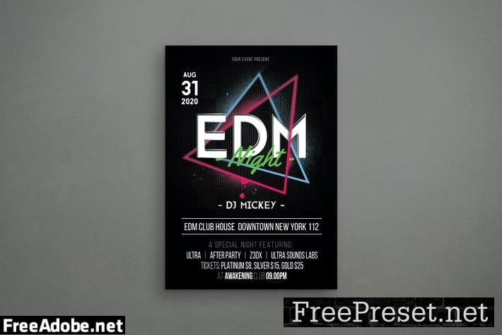 EDM Music Party E9DU75X