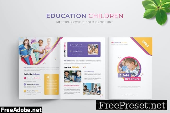 Education Children | Bifold Brochure B4W35SH