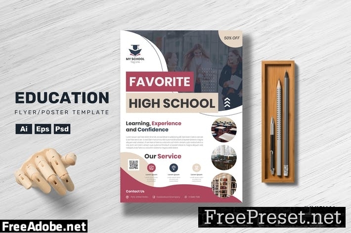 Education - Flyer Template G3L94LW