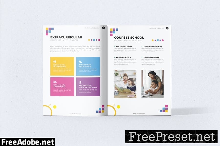 Education Kids - Brochure Template 4QND75P