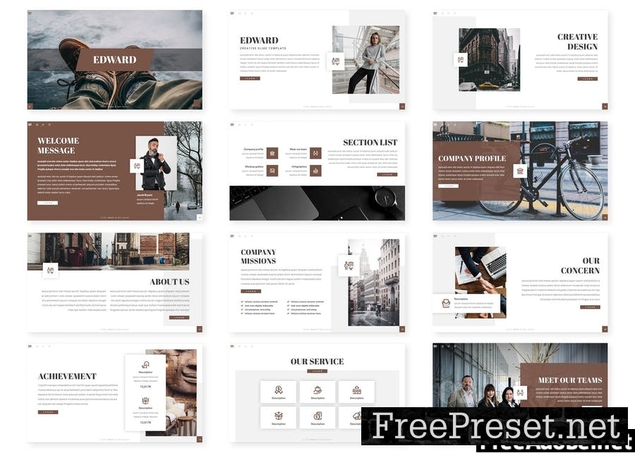 Edward - Presentation Template Z6WXS2S