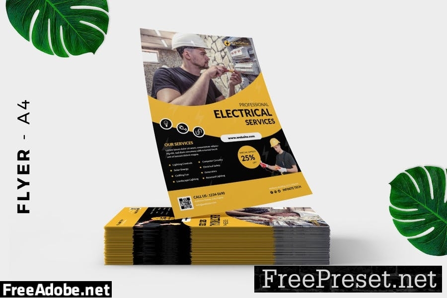 Electrician Service Flyer Design