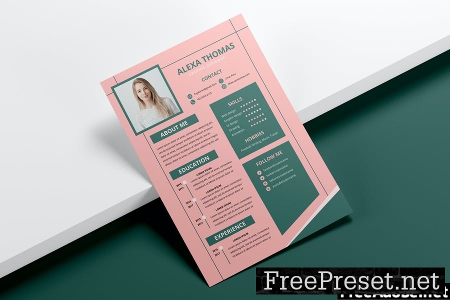 Elegant CV Resume Vol. 01