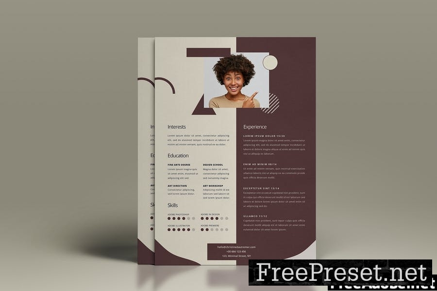 Elegant CV Resume Vol. 04 4RZ8RPB