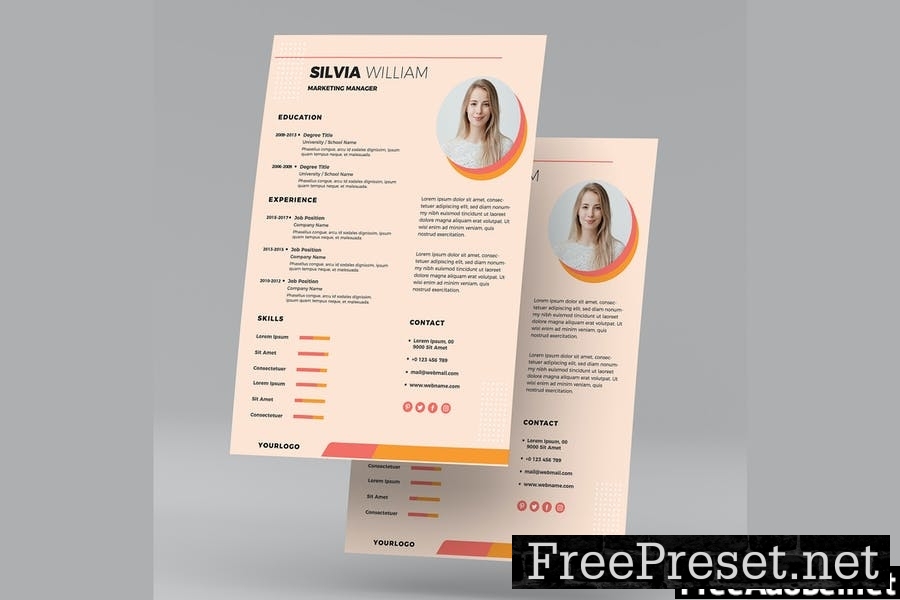 Elegant CV Resume Vol. 05