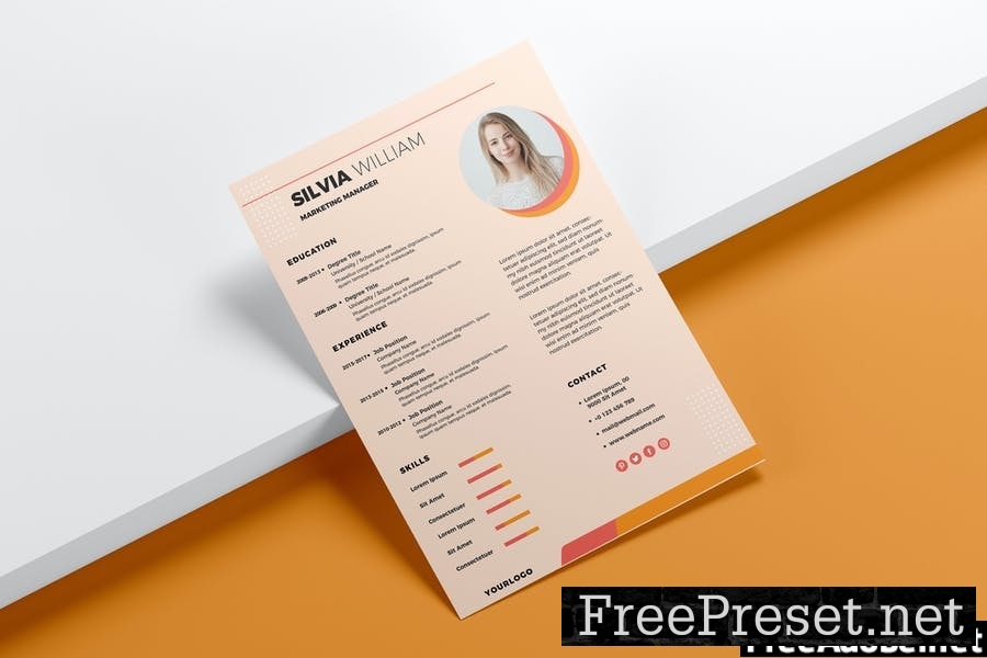 Elegant CV Resume Vol. 05