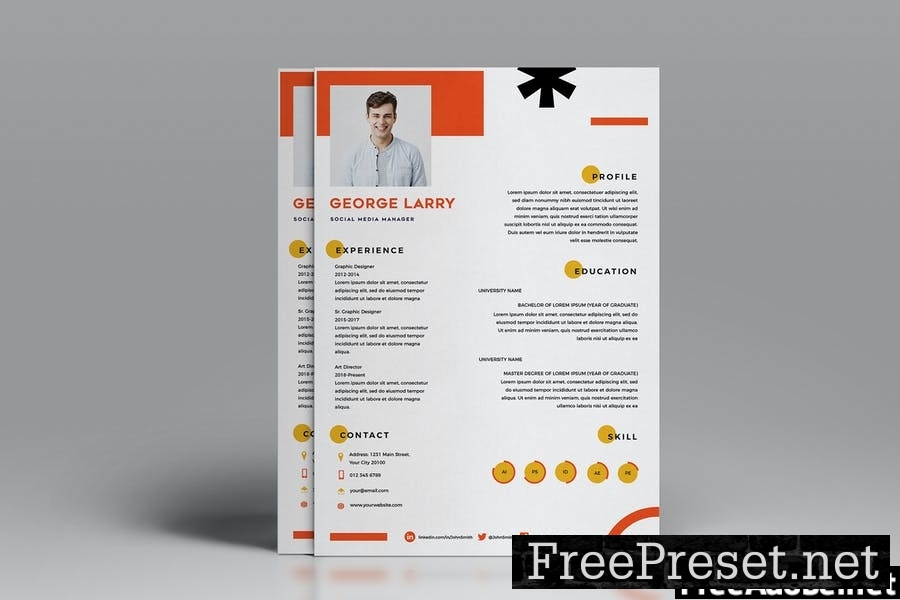 Elegant CV Resume Vol. 06