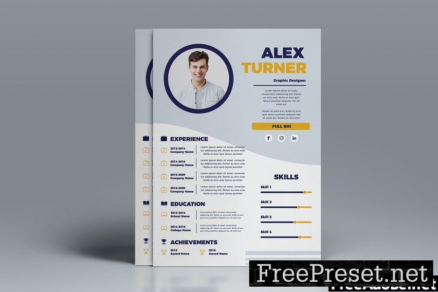 Elegant CV Resume Vol. 08