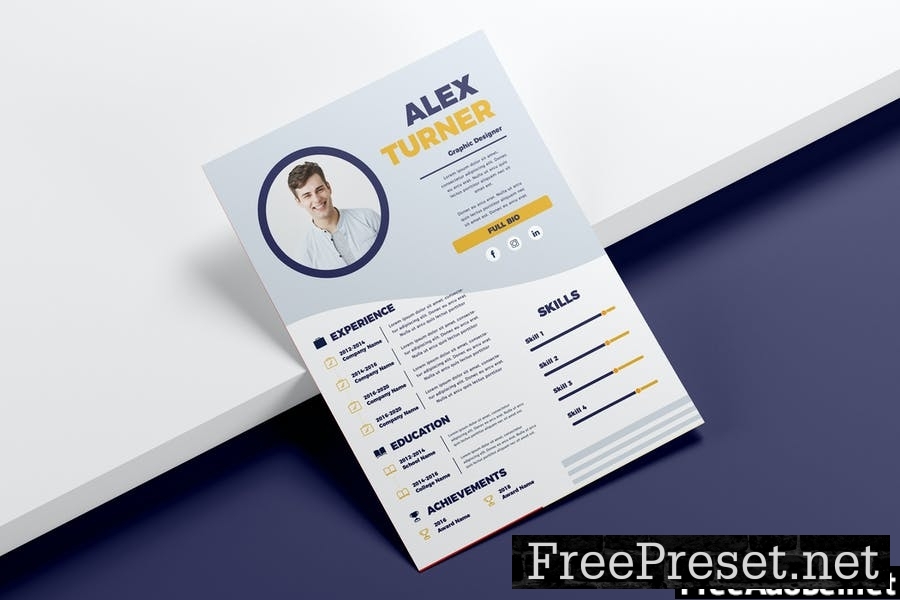 Elegant CV Resume Vol. 08