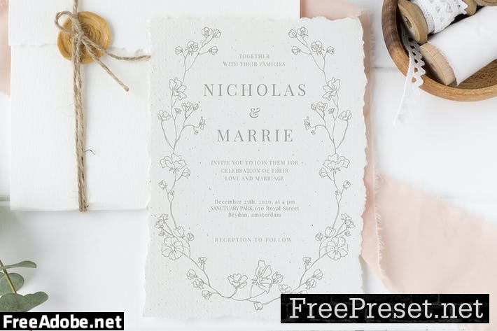 Elegant Floral Wedding Suite ZLPTJDY