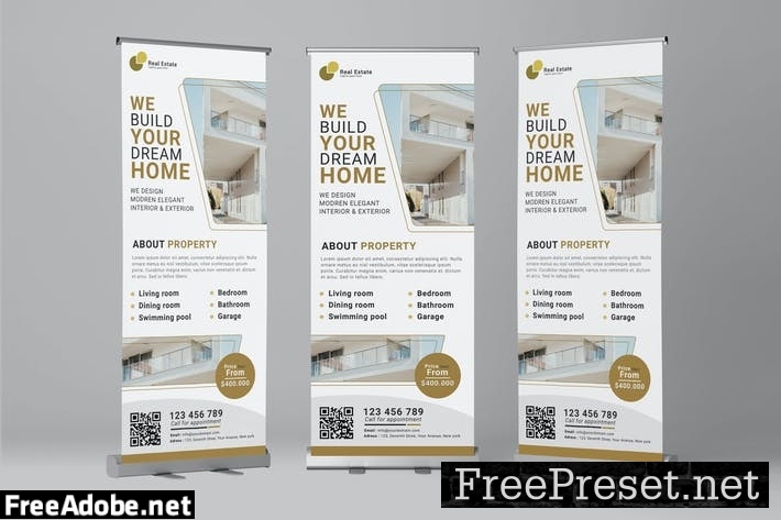 Elegant Real Estate - Roll Banner F87SDCR