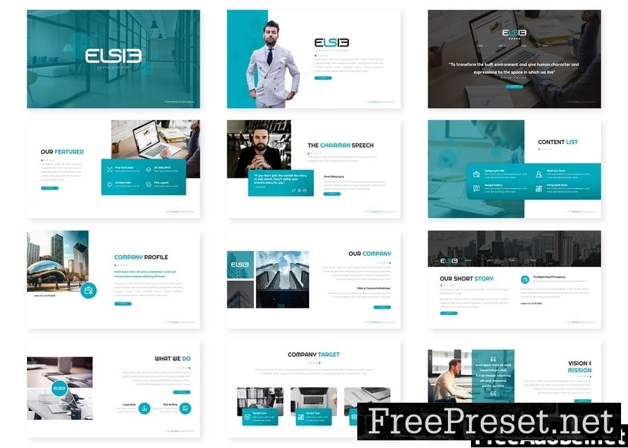 Elsie - Presentation Template 7S53YLV