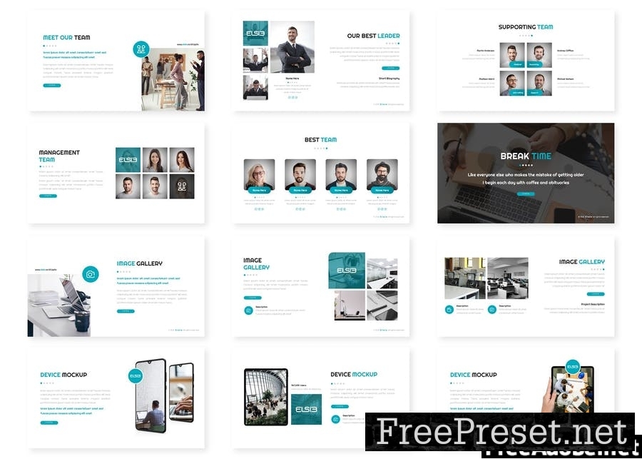 Elsie - Presentation Template 7S53YLV