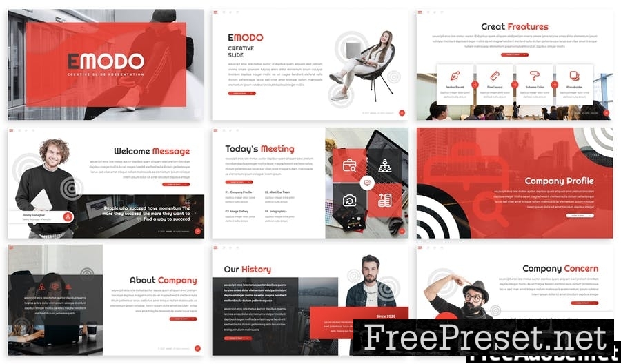 Emodo - Agency Prensentation Template GXH8KVN