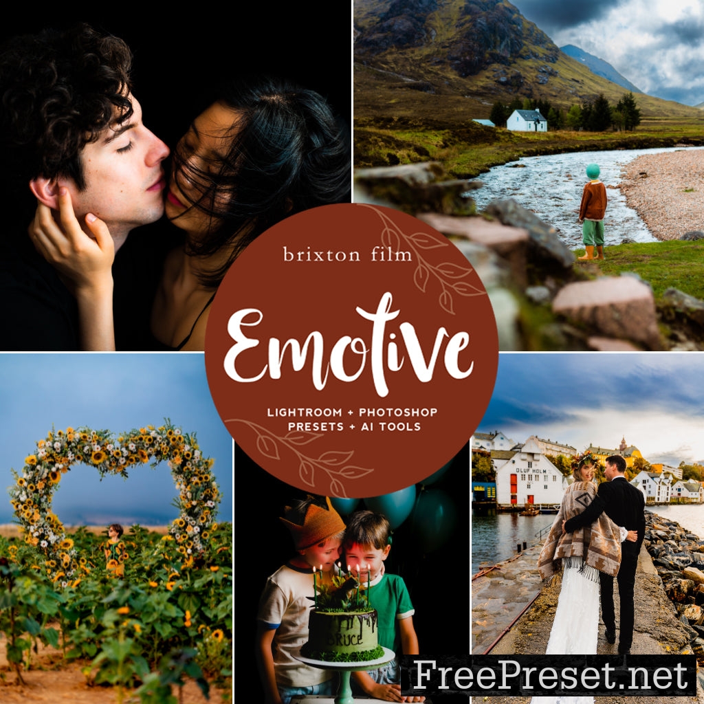 Emotive Lightroom Presets & AI Tools – Desktop & Mobile