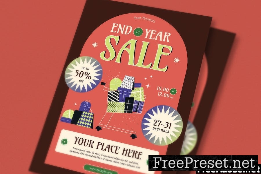 End Year Sale Flyer