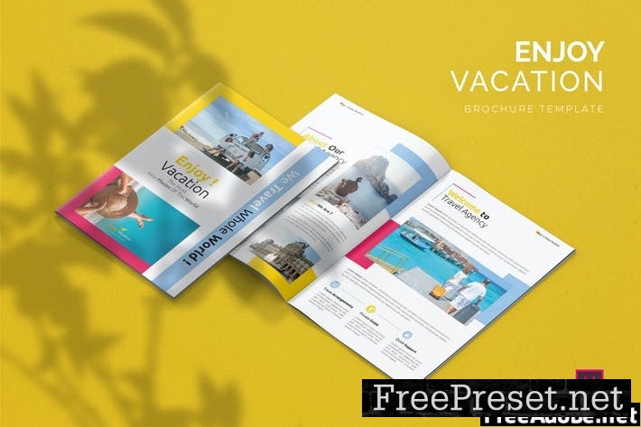 Enjoy Vacation - Brochure Template MY64JG8