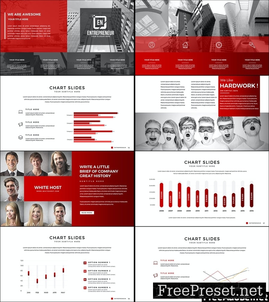 Entrepreneur Powerpoint Template DGJ6ESU