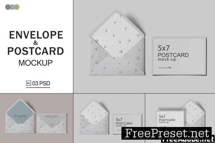 Envelope & Postcard Mockups NETDG44