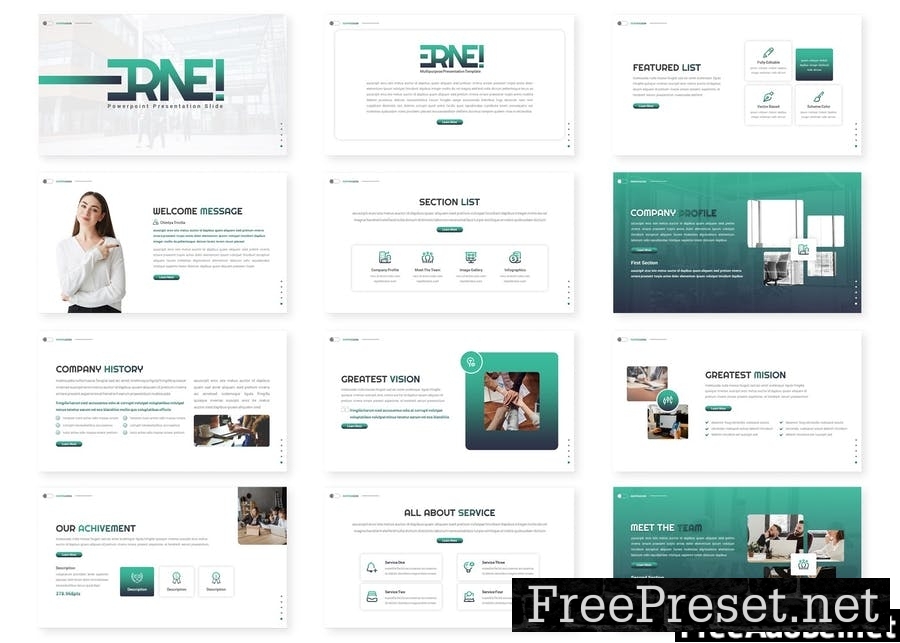 Erne - Business Powerpoint Template