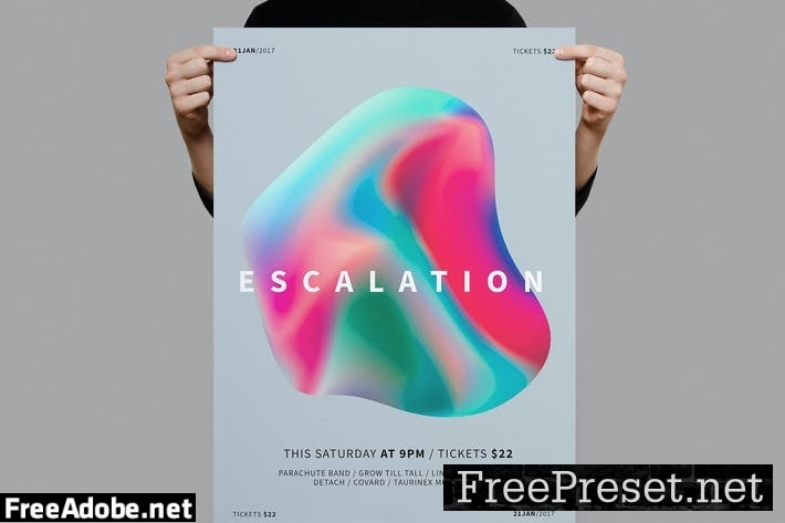 Escalation Poster / Flyer LCDWT7