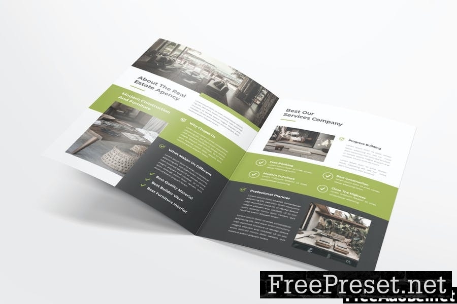 Estate Agency Bifold Brochure