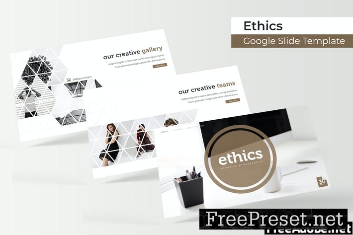 Ethics - Google Slide Template FKAECM4