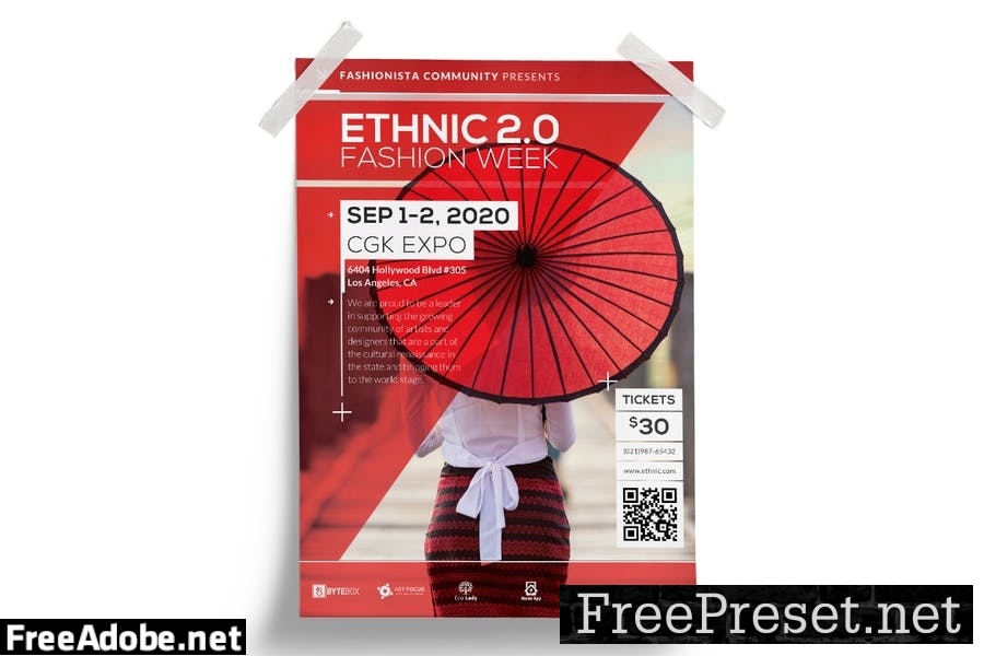 Ethnic : Fashion Event Poster X6AF7Z