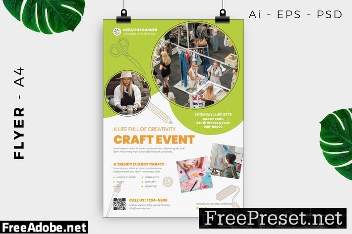 Event / Workshop Flyer Template Promotion SSP6XQ3