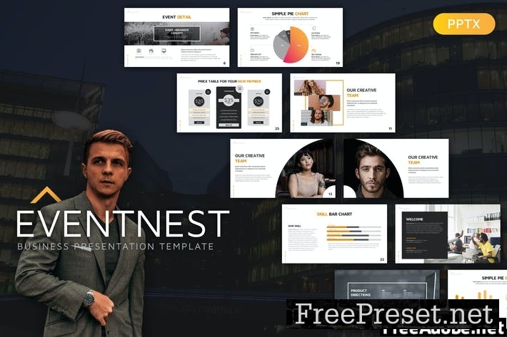 Eventnest Business Presentation Template UKPAB64