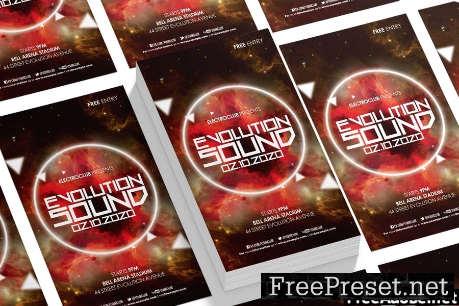 Evolutiom Sound Flyer