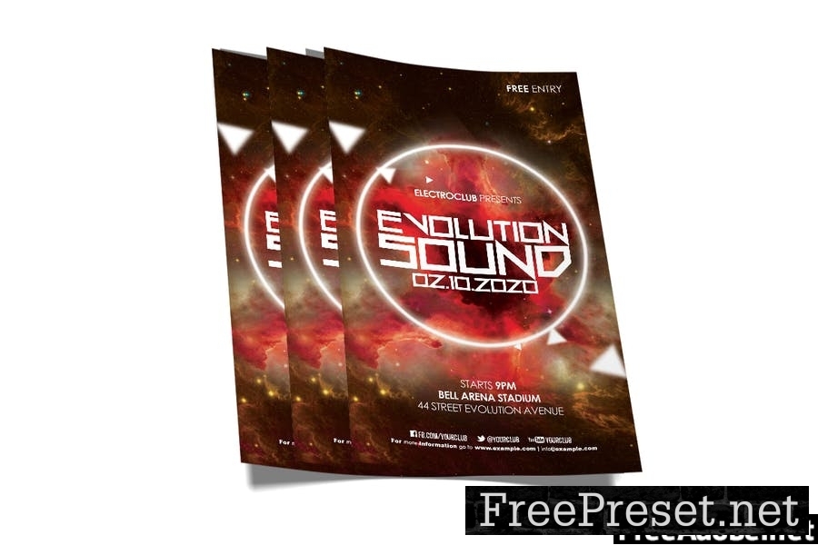 Evolutiom Sound Flyer