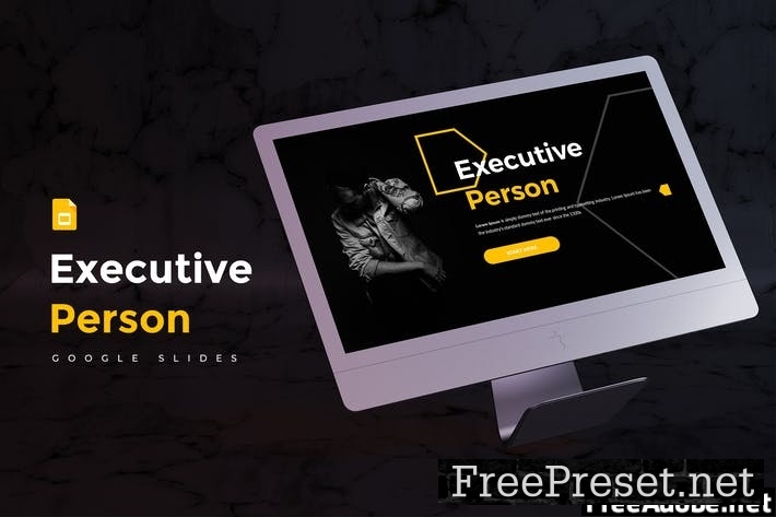 Executive Person - Google Slides Template LWSGUX