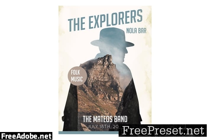 Explorers Flyer Poster BH43J8