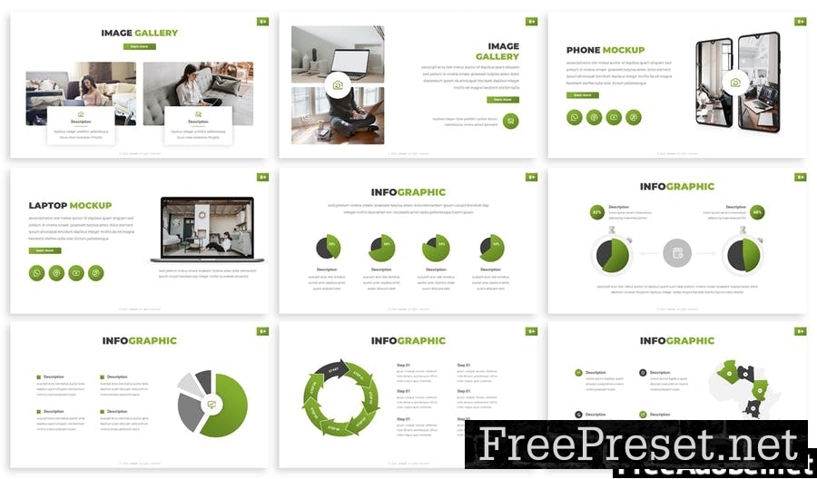 Extend - Eco Business Prensentation Template BW9XFPN