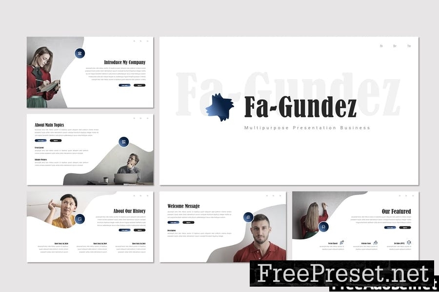 Fa-Gundez - Business Powerpoint Template