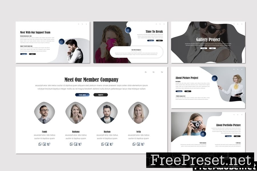 Fa-Gundez - Business Powerpoint Template