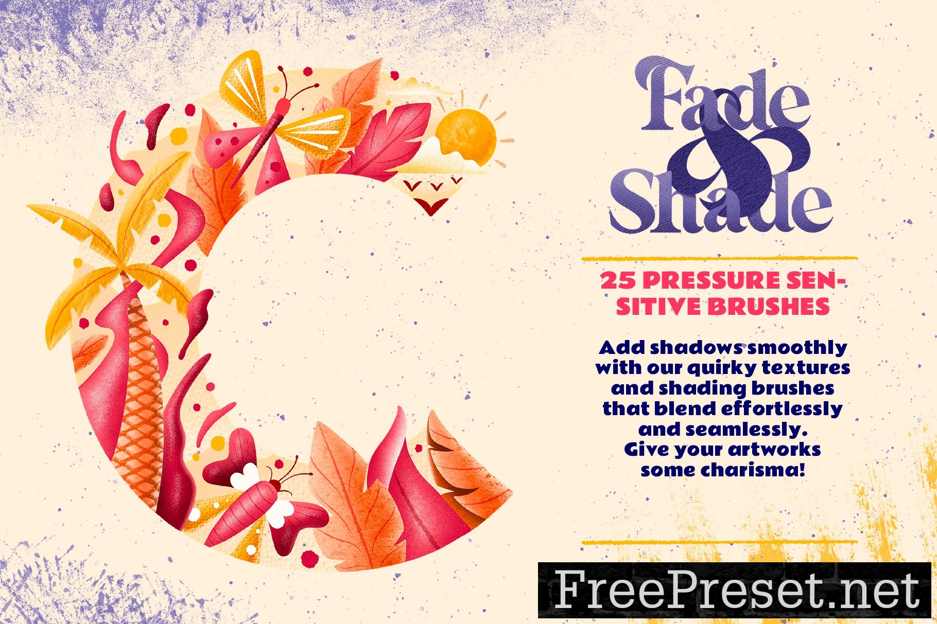 Fade & Shade Photoshop Brush Set 12698536