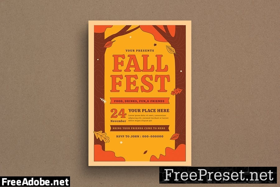 Fall Festival Event Flyer