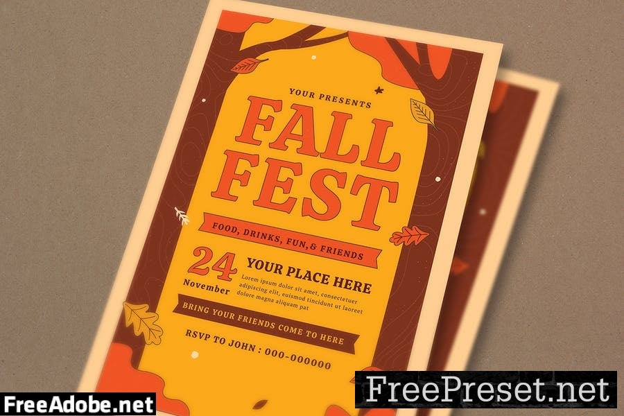 Fall Festival Event Flyer