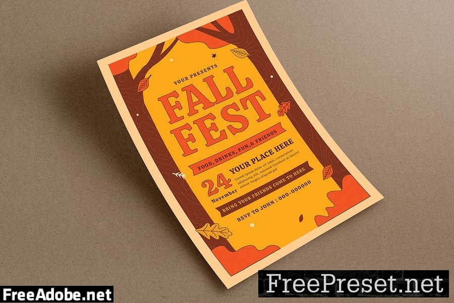 Fall Festival Event Flyer