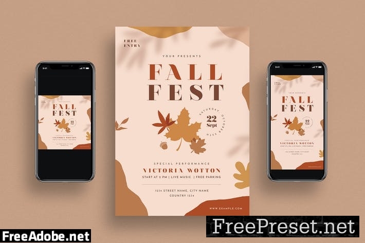 Fall Festival Flyer Set SXXDMMW