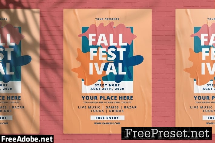 Fall Festival Flyer SRL3AXC