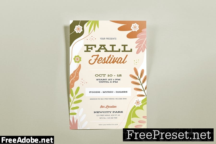 Fall Festival Template Set