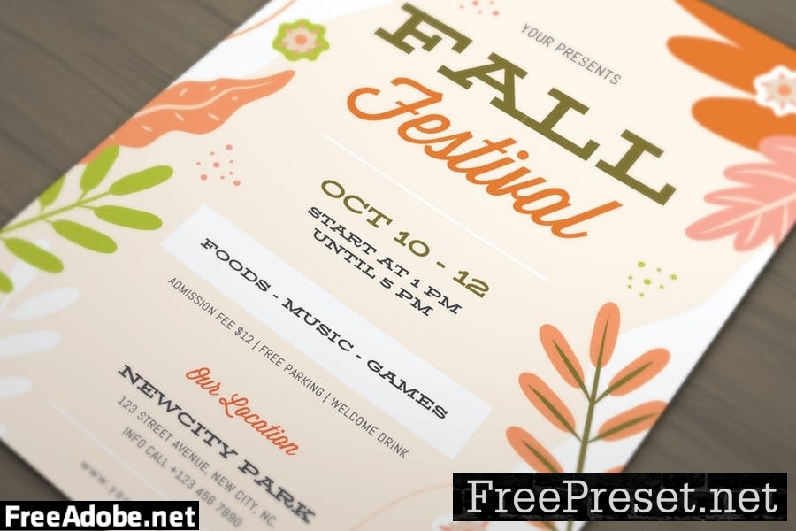 Fall Festival Template Set