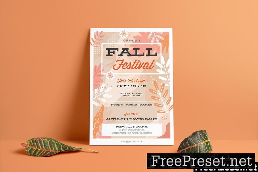 Fall Festival Weekend Template Set