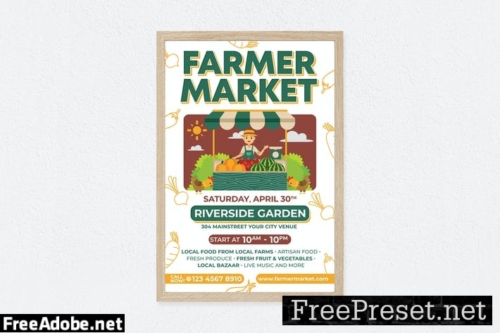 FARMER MARKET poster GJK6CH4